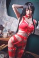 鬼畜瑶在不在 Cosplay 红色束缚