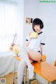 Coser@果咩酱w Vol.008: 体操服 (19 photos)